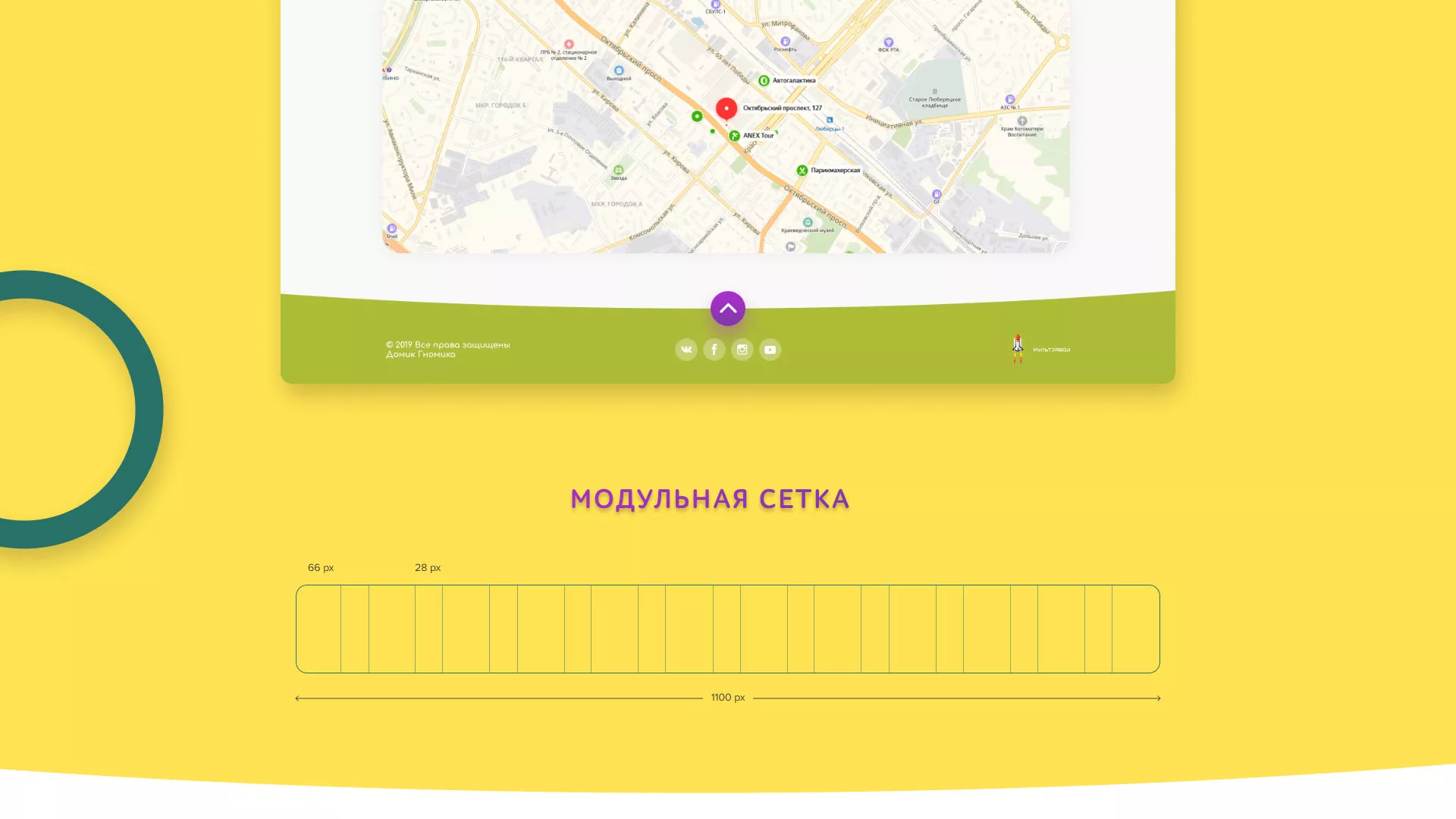 Разработка сайта детского активити-клуба «Домик гномика» в Гуково